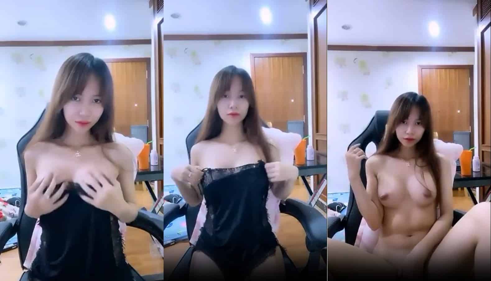 Gái xinh thủ dâm khoe hàng cho bạn trai xem - phimsex